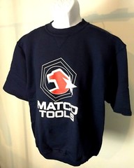 Matco Tools Short Sleeve Dark Blue Sweat Shirt Meds & Lgs Available NIP Rare