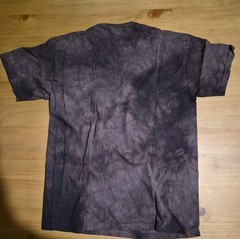 The Mountain Great Horned Owl T Shirt Tie Dye Brown Graphic Tee Small Cotton