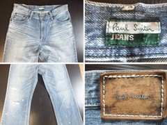Paul Smith Boot Cut Denim Jeans 29W Blue Made in Japan