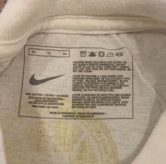 Nike Basketball, True to the Core, White Adult XL Graphic Swoosh Logo Tee Shirt