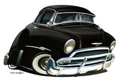 1951 COUPE CLASSIC TSHIRT #6242 chevy vintage automotive art