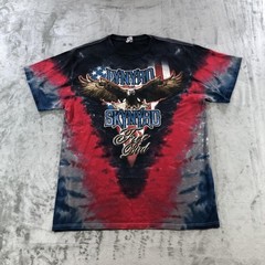 Lynyrd Skynyrd Shirt Mens Large Multicolor Free Bird Eagle Tie Dye Graphic Tee