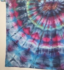 Handmade Ice Tie Dye Adult T-Shirt Unisex Size XL Multicolored Gildan Tee NEW