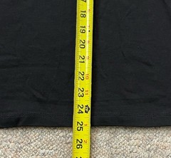 Dewey’s Pizza Women’s Black T Shirt Staff Tee Dew More Sz L (fits smaller)