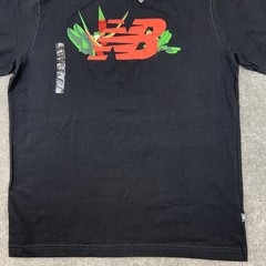 NEW BALANCE Coqui Frog Graphic T-Shirt Black Crewneck Logo Men’s Size Large NWT