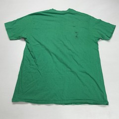 Vtg 90s Hanes Cycling Vermont Aint Flat Biking Joke Mens T-Shirt XL Green USA
