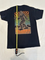 Columbia Black Bigfoot Graphic Print T-Shirt Crew Neck Short Sleeve Cotton S