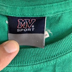 Del Mar College Vikings T Shirt Mens XL Green MV Sport Short Sleeve 100% Cotton
