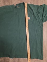 Carhartt logo K87 Pocket T Shirt Mens XL Hunter Green Short Sleeve Original Fit