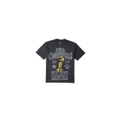 Nike NBA Champions New York Knicks 2026 Crystal Rhinestone T Loose Fit Black M