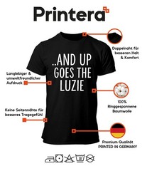 And up goes the Luzie Party Carnival Celebration Funny Retro Fun Mens T-Shirt