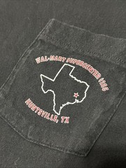 Fruit of The Loom L Vintage Texas Walmart T Shirt Unique Comfy Cotton USA Made