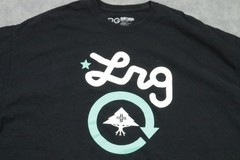 LRG Shirt Mens 2XL Black Graphic Logo Tee Short Sleeve Streetwear Urban Crewneck