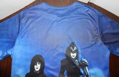 KISS Creatures of the Night All Over Print, Front and Back T-Shirt Size Large-XL