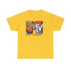 Vintage Pakistan Music TV MTV Unisex Heavy Cotton Tee – Retro Graphic Tee
