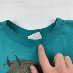 Vintage Horse Western Nature Shirt Adult XL Blue Wilderness Outdoors Cowboy 90s