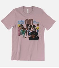 Miles Davis On The Corner T-Shirt Jazz Trumpet Legend Sketches In Spain brew lp