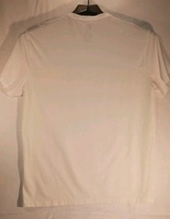 XRAY – Men’s Large – White/Lime Green V-Notch Short Sleeve Split Neck T-Shirt