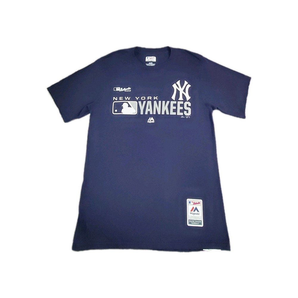 Majestic Men’s NY Yankees T-shirt Sz S Blue Authentic Collection C30-68