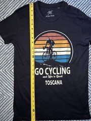 Sol’s Regent Fit Unisex Black Go Cycling And Life Is Good Toscana Tee Sz XS New