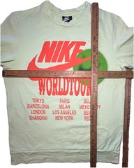 Nike Sportswear LS T Shirt World Tour Glow In The Dark Lime DA0629-383 Men’s M