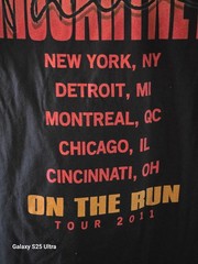 Vintage Paul McCartney On The Run Tour 2011 T Shirt Double Sided Large NWOT