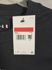Nike Air Jordan AJ3 T-shirt Large Men Black Pure Money Logo Crewneck Graphic Tee