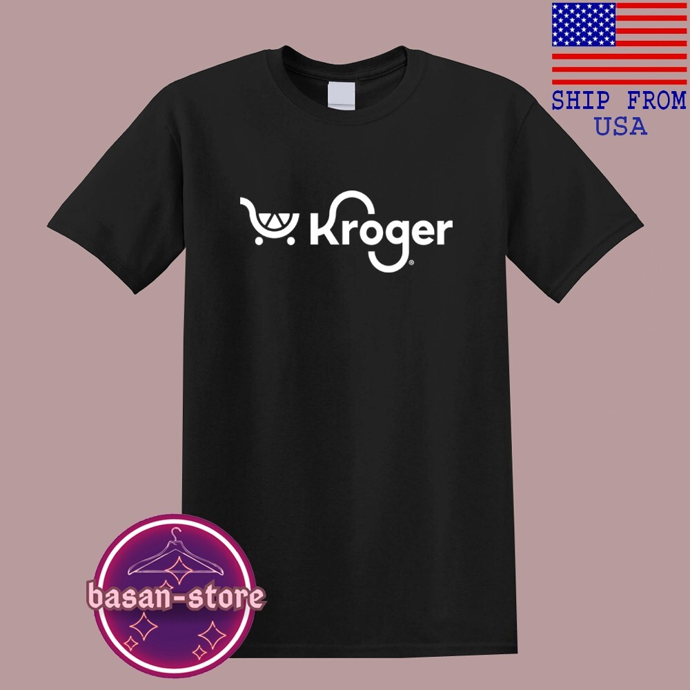 Kroger Store USA Men’s Black Grey Size S-5XL