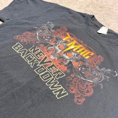 Gildan Men’s Black and Grey T-shirt