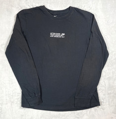 Nike Run After Dark Tour 2025 Long Sleeve T-Shirt Men’s M Black Los Angeles 13.1