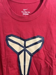NIKE TEE KOBE BRYANT LOGO [FZ8071-636] LOOSE FIT T SHIRT RED MAMBA SZ L