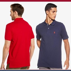 U.S. Polo Assn. 3 Pack Men’s Classic Fit Short Sleeve Pique Polo T Shirt XL