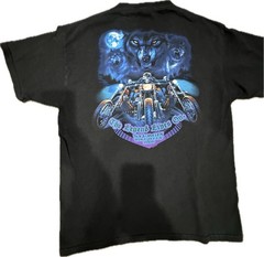 Vintage Sturgis Bike Week 2006 T Shirt Mens L Wolf Biker Graphic Motorcycle Tee