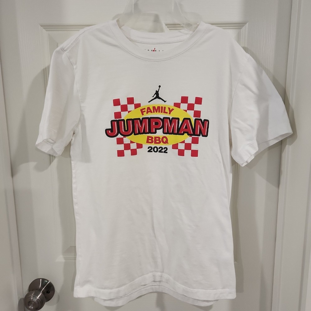 Nike Jordan Family Jumpman BBQ 2022 Shirt S World Headquarters JDI ExclusiveTee