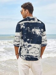 COOFANDY Men’s Cotton Linen Henley T-Shirt Long Sleeve Hippie Casual Beach 2XL
