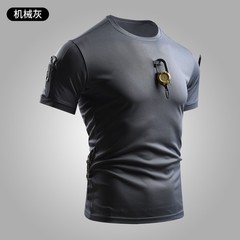 Men’s Multi Pocket Quick Drying High Elasticity Lightweight Tactical T-Shirt