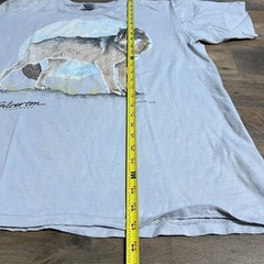 VTG 80s Habitat Softwear Silverton Colorado Wolf Moon Cal Cru T-shirt Adult XL