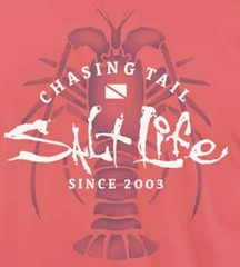 Salt life, “Chasing Lobster Tail” Short Sleeve Men’s Graphic T-Shirt, Lg or XL