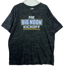 Fox BIG NOON Kickoff Barstool Men’s XL Gray Camo Cotton Poly Blend T-shirt