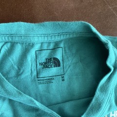 The North Face Men’s Turquoise Graphic Logo Crew Neck Cotton Tee Shirt, M