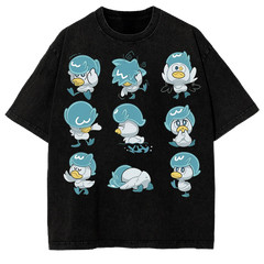 Quaxly Pokemon Anime Shirt Manga Graphic Tee
