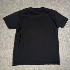 Uniqlo T-Shirt Mens Large Black Cotton Blend Short Sleeve Crew Neck 455357 6739