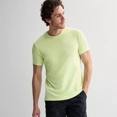 NWT Tek Gear Illusion Green Dry Tek Short Sleeve Crew Neck Tee Men’s Size Small