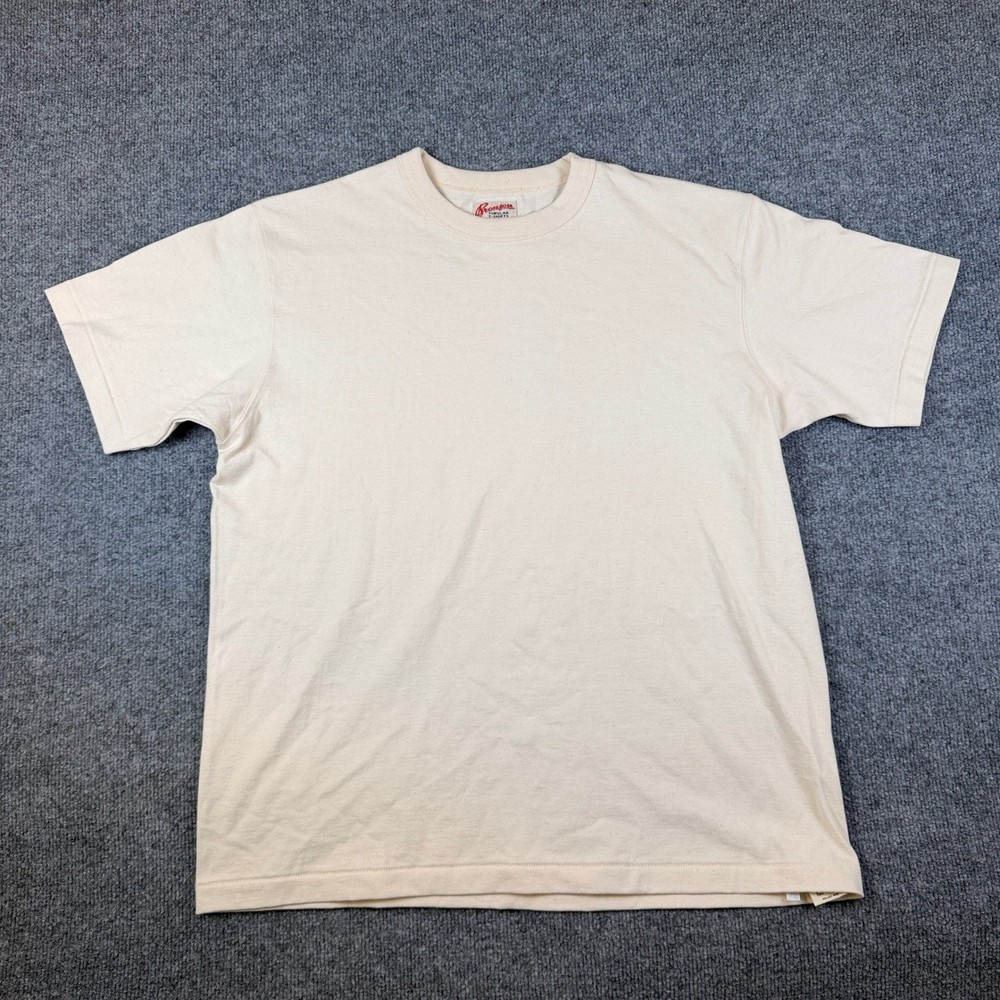 Bronson MFG Tubular T Shirt Mens XL Apricot Short Sleeve Heavyweight