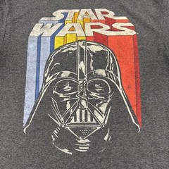FifthSun Star Wars Lord Darth Vader Retro Spellout Tee Medium M