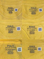 Polo Ralph Lauren Classic Fit Short Sleeve Cotton T shirt Yellow Men’s Sizes