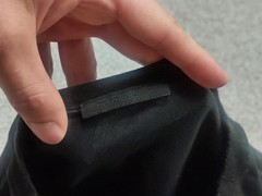 Vintage Prada Authentic All Black Tab Elastic Cotton Blend classic T-shirt Tee