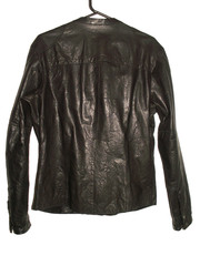 Men’s All Saints DEMON LEATHER SHIRT jacket overshirt L (ref78) £99.99!!!!!