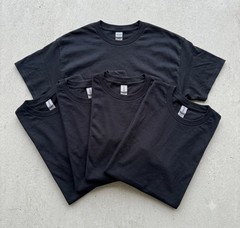 GILDAN (5 Pack, Bulk) Solid Heavy Cotton Short Sleeve Blank Tee T-Shirt XL