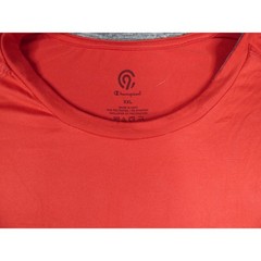 Champion Duo Dry Mens XXL Red Short Sleeve Performance T-Shirt Crewneck Active